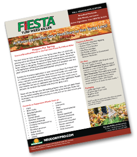 Fiesta Fall Application Tech sheet